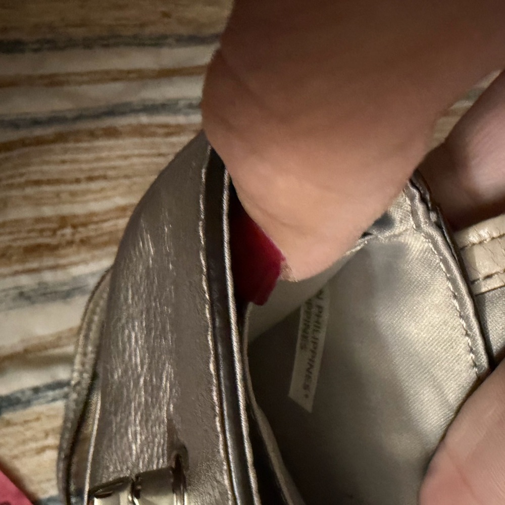 Coach Metallic Silver Crossbody Bag - Picture 13 of 13